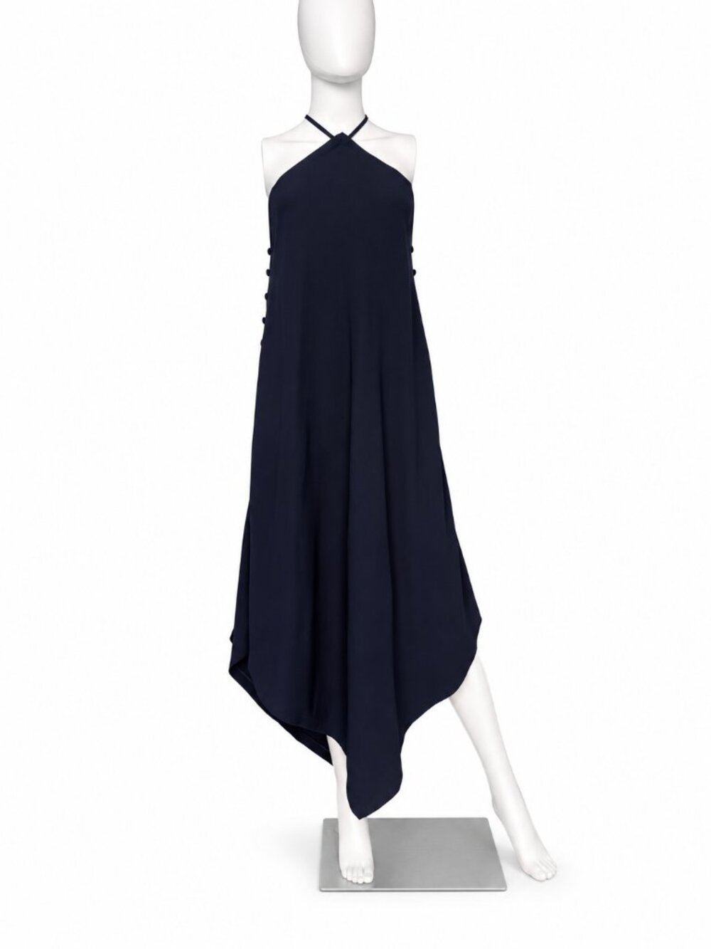 Ralph Lauren Purple Label Wool Handkerchief Dress